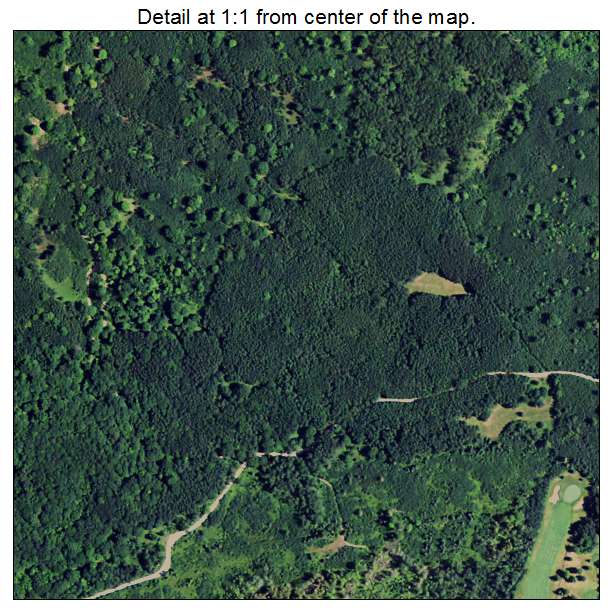 Lost Lake Woods, Michigan aerial imagery detail