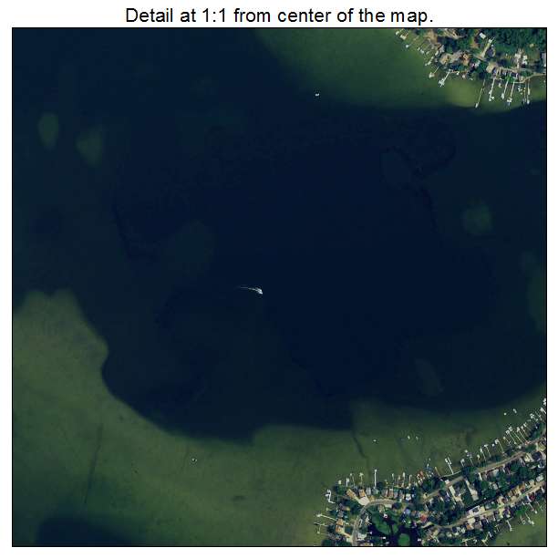 Manitou Beach Devils Lake, Michigan aerial imagery detail