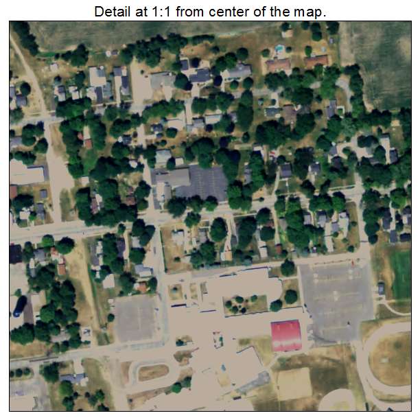 Martin, Michigan aerial imagery detail