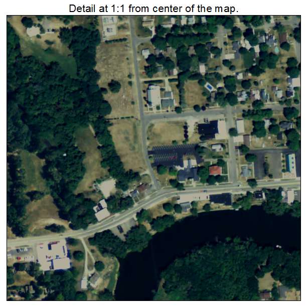 Mendon, Michigan aerial imagery detail