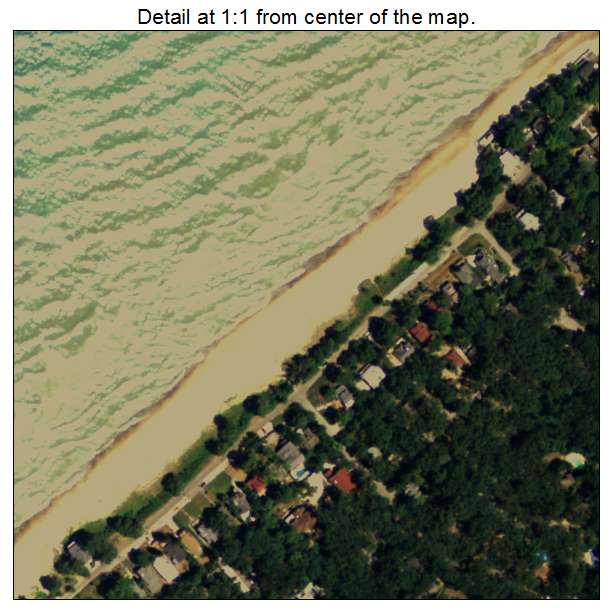 Michiana, Michigan aerial imagery detail