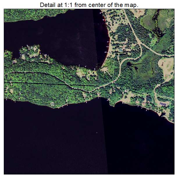 Michigamme, Michigan aerial imagery detail