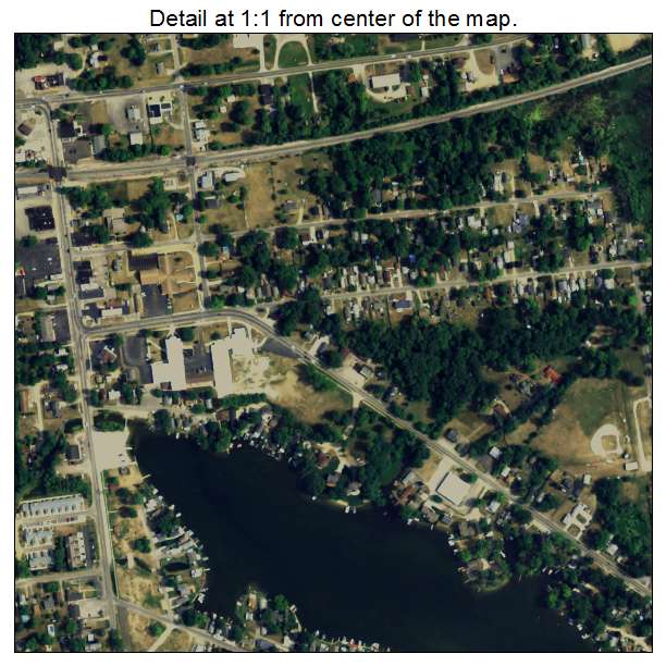 Michigan Center, Michigan aerial imagery detail