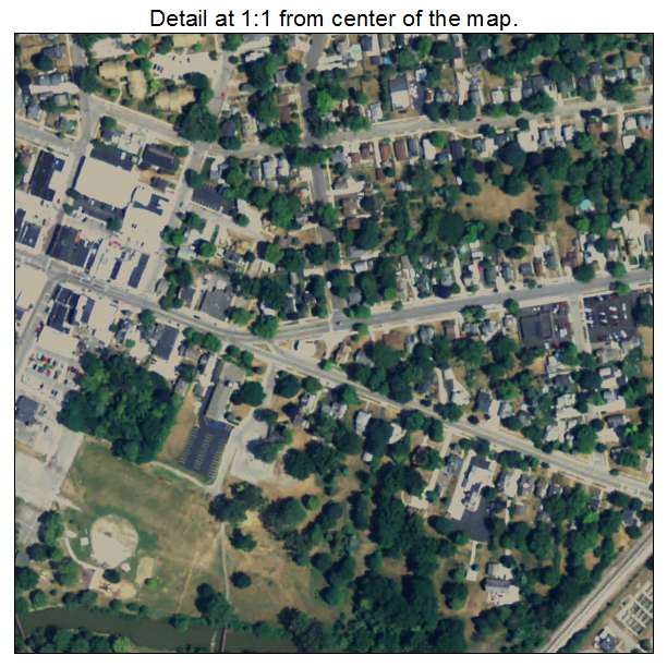 Milan, Michigan aerial imagery detail