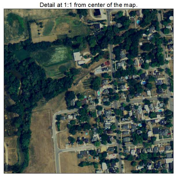 Morenci, Michigan aerial imagery detail