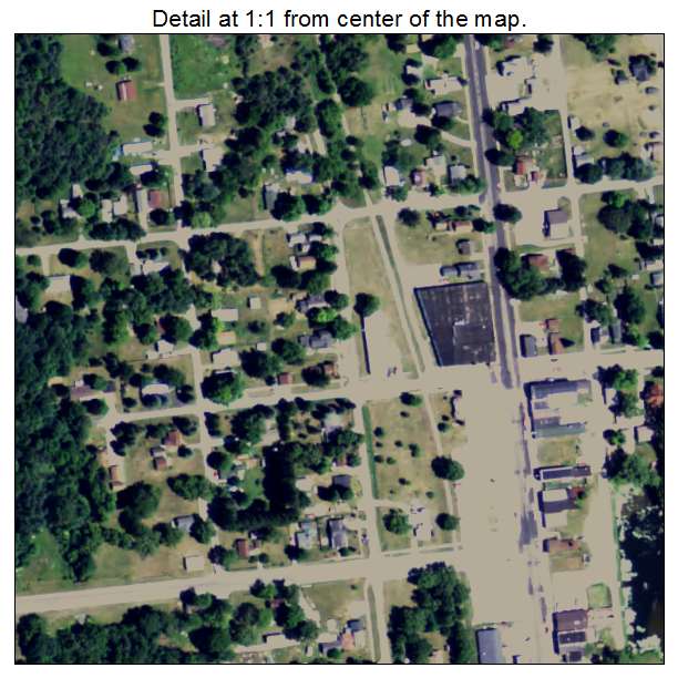 Morley, Michigan aerial imagery detail
