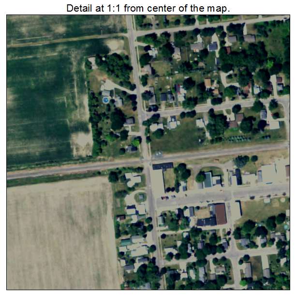 Mulliken, Michigan aerial imagery detail