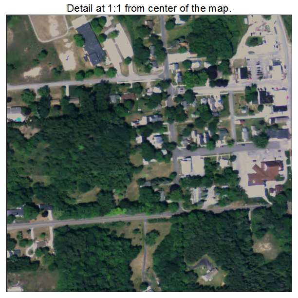 New Era, Michigan aerial imagery detail