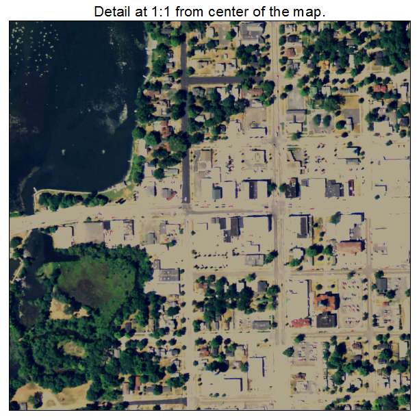 Paw Paw, Michigan aerial imagery detail