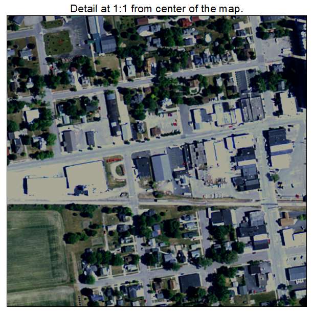 Pigeon, Michigan aerial imagery detail