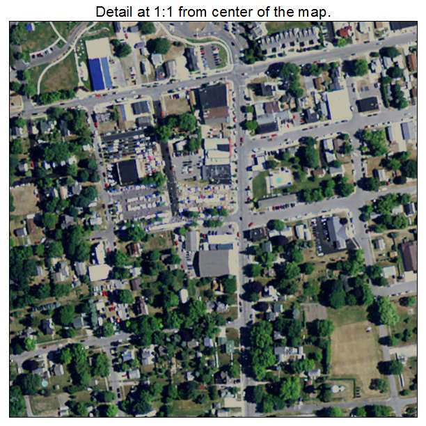 Port Austin, Michigan aerial imagery detail