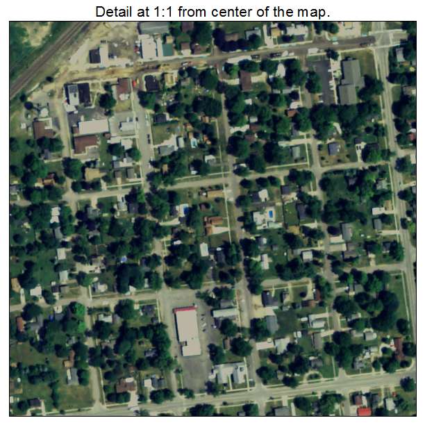 Potterville, Michigan aerial imagery detail