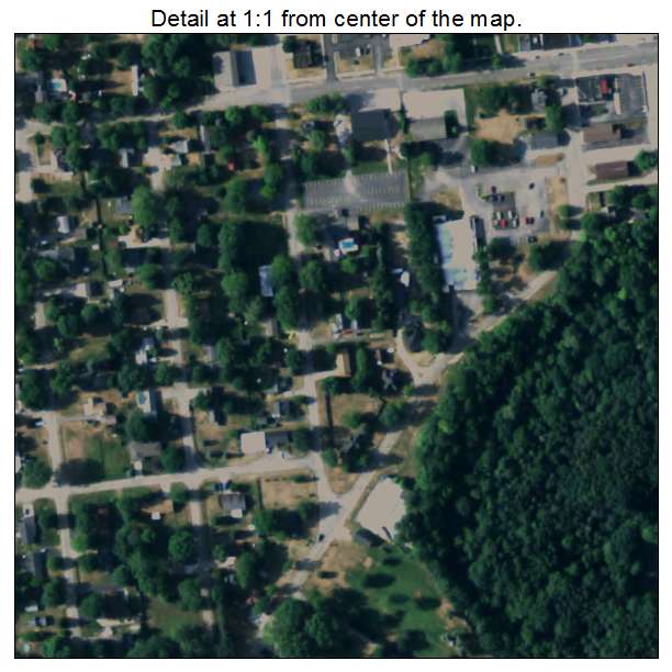 Ravenna, Michigan aerial imagery detail