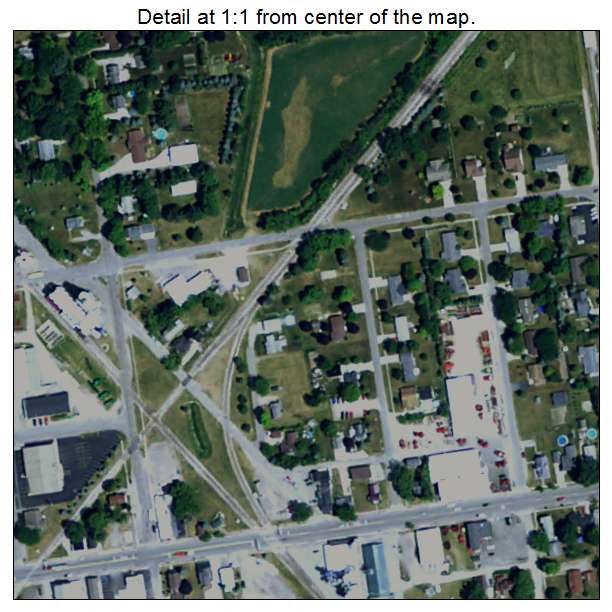 Reese, Michigan aerial imagery detail