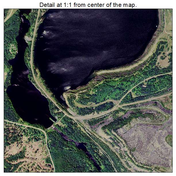 Republic, Michigan aerial imagery detail