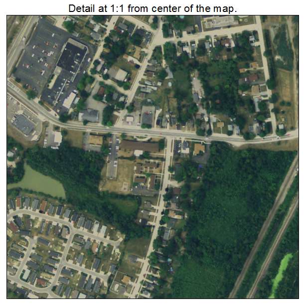 Rockwood, Michigan aerial imagery detail