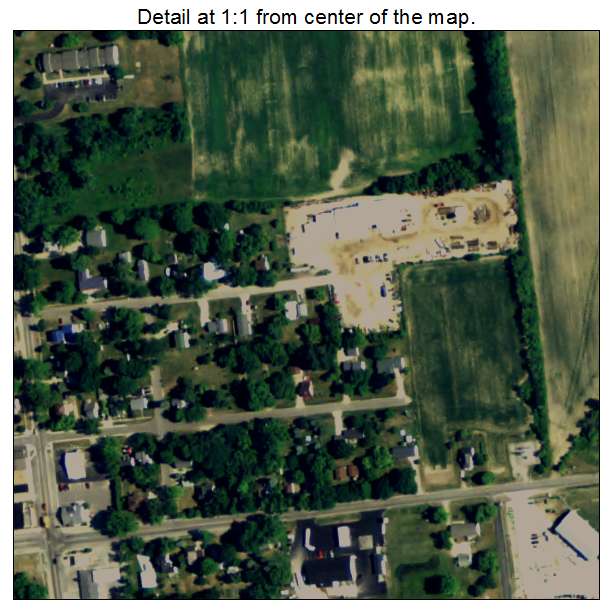 Rosebush, Michigan aerial imagery detail