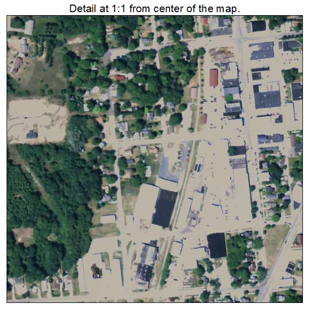 Shelby, Michigan aerial imagery detail