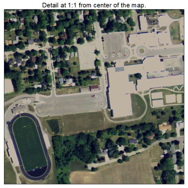 Shepherd, Michigan aerial imagery detail