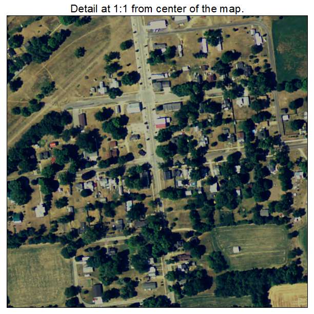 Sherwood, Michigan aerial imagery detail