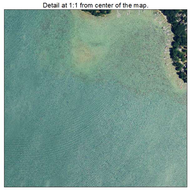 South Gull Lake, Michigan aerial imagery detail
