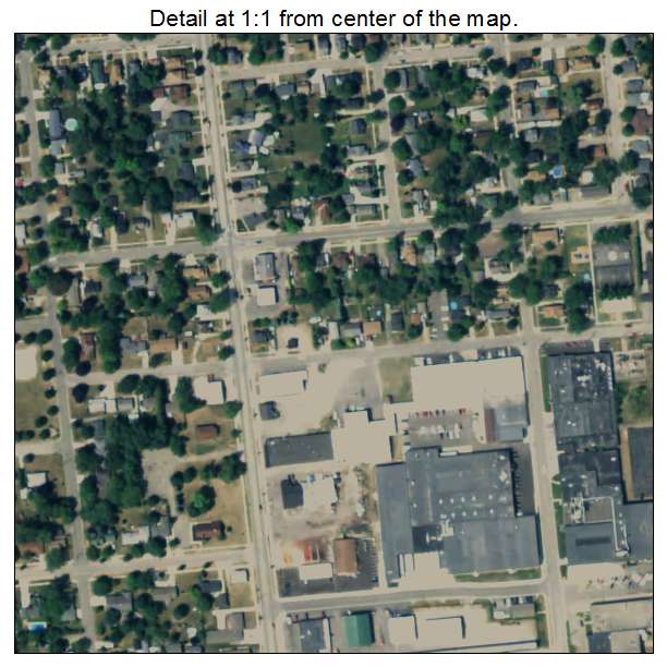 Sparta, Michigan aerial imagery detail