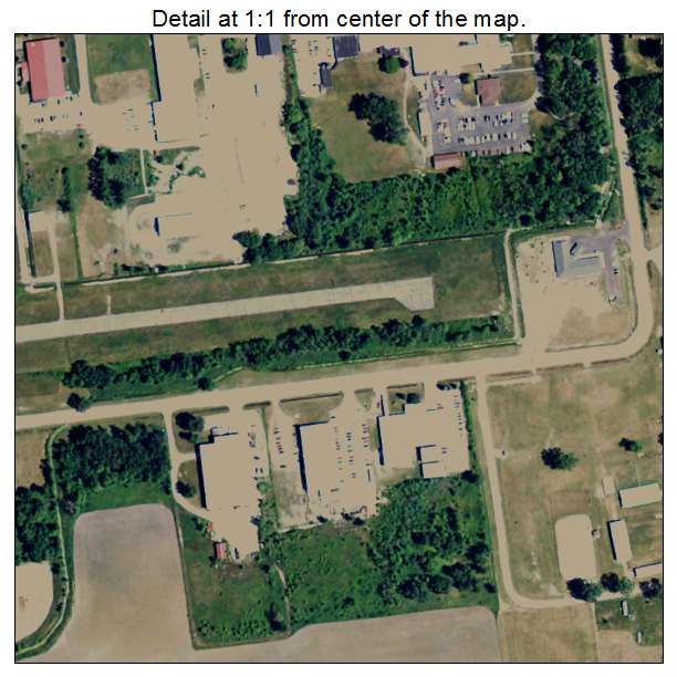 Standish, Michigan aerial imagery detail