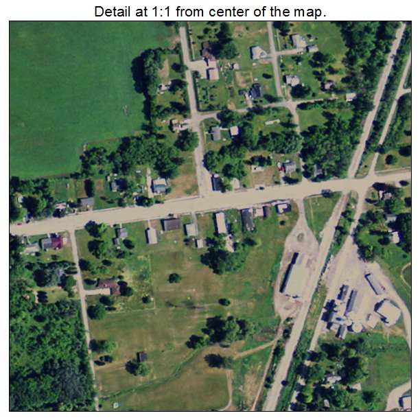 Turner, Michigan aerial imagery detail