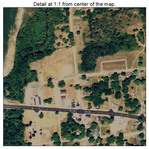 Vandalia, Michigan aerial imagery detail