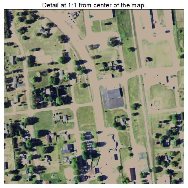 Vanderbilt, Michigan aerial imagery detail