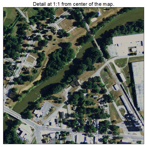 Vassar, Michigan aerial imagery detail