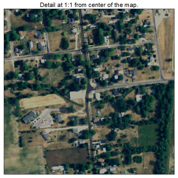 Waldron, Michigan aerial imagery detail
