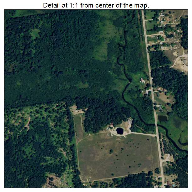 Weidman, Michigan aerial imagery detail