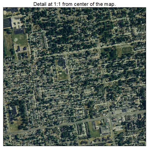 Westland, Michigan aerial imagery detail