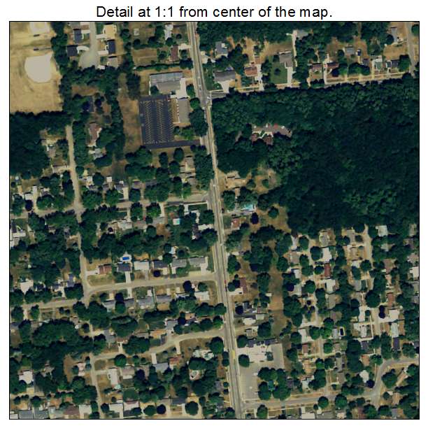 Westwood, Michigan aerial imagery detail