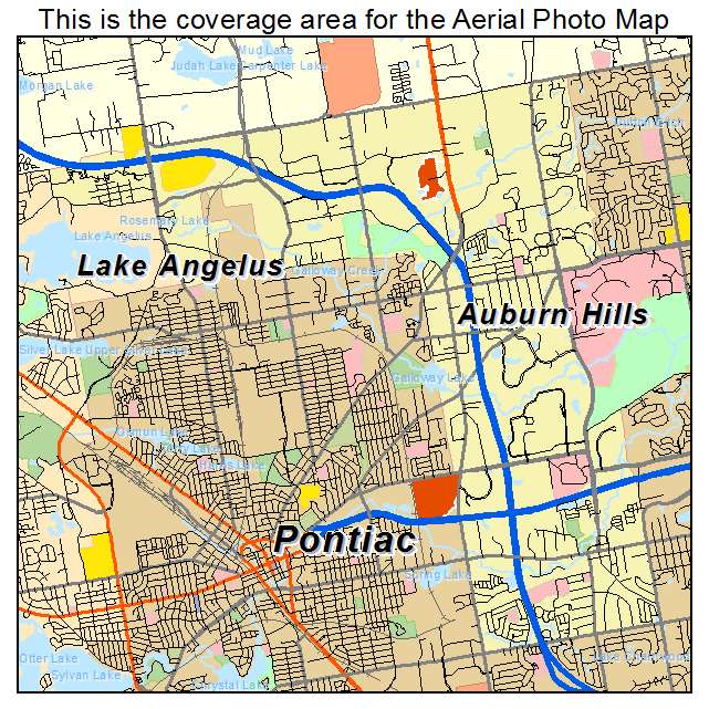 Auburn Hills, MI location map 