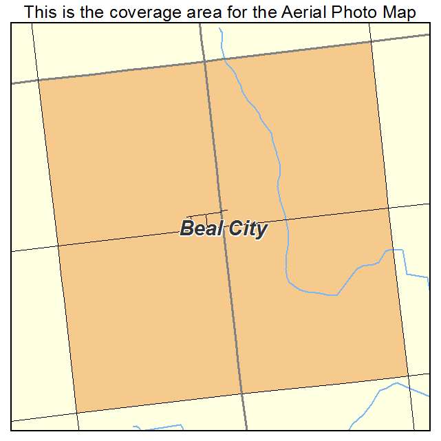 Beal City, MI location map 