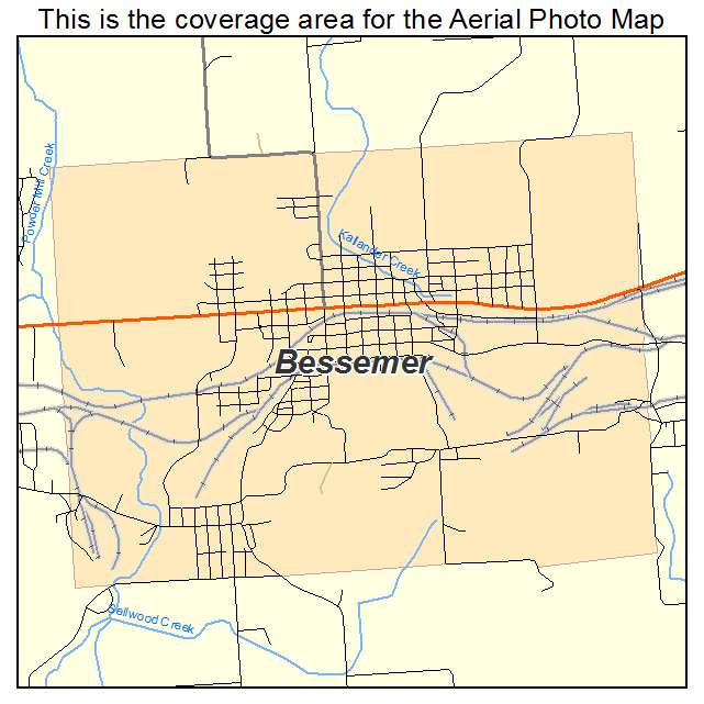 Bessemer, MI location map 