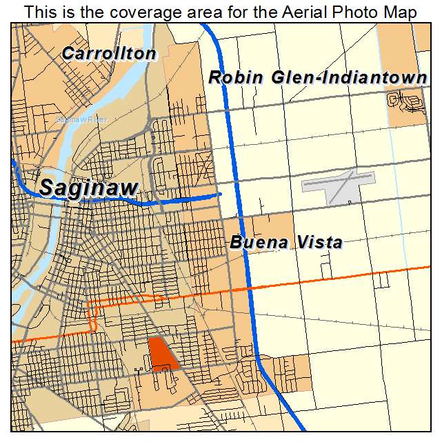 Buena Vista, MI location map 
