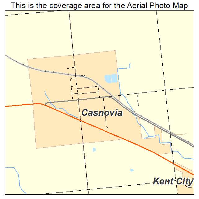 Casnovia, MI location map 