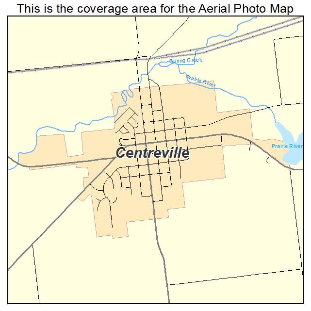 Centreville, MI location map 