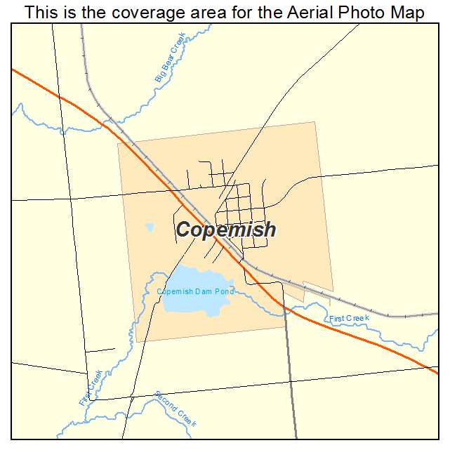 Copemish, MI location map 