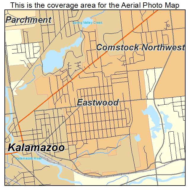 Eastwood, MI location map 