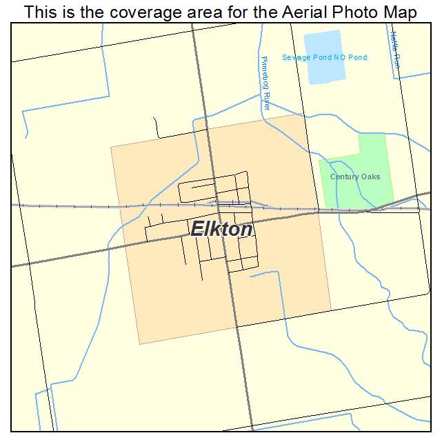 Elkton, MI location map 