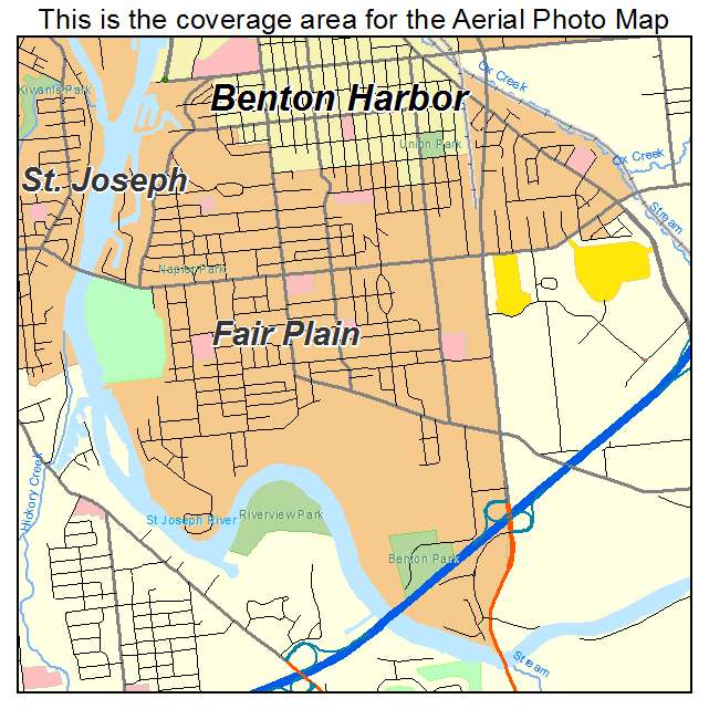 Fair Plain, MI location map 