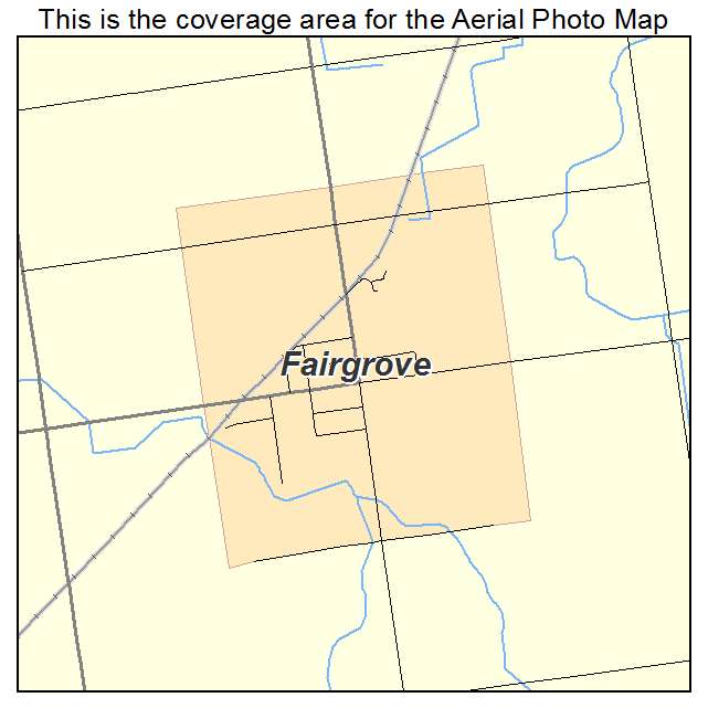 Fairgrove, MI location map 