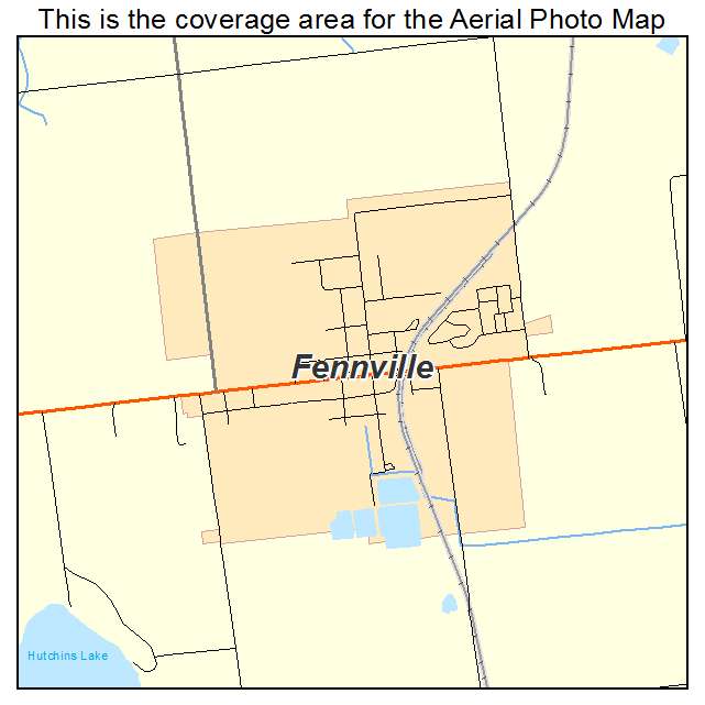Fennville, MI location map 
