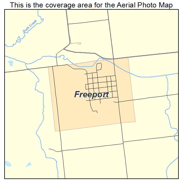 Freeport, MI location map 