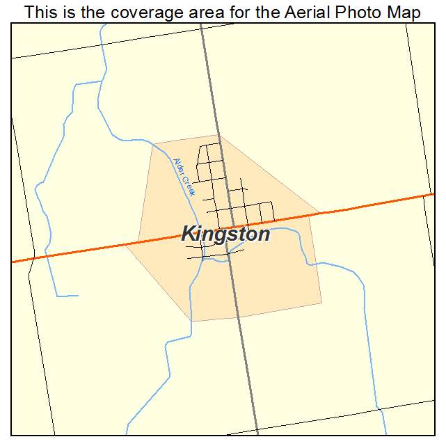 Kingston, MI location map 