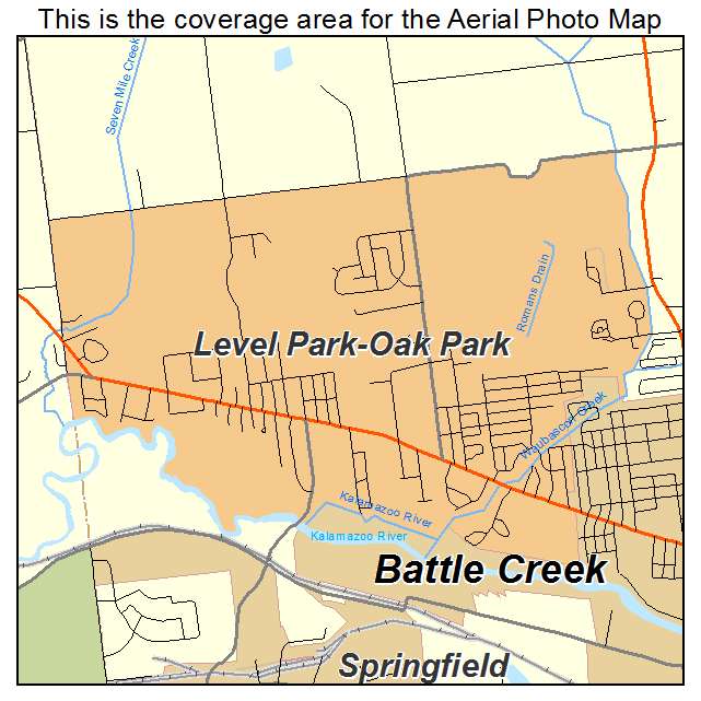 Level Park Oak Park, MI location map 